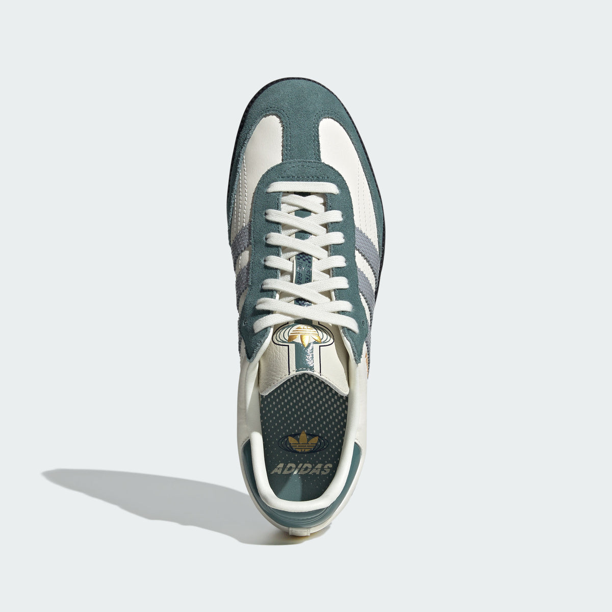 Adidas Samba OG Sneakers - Chalk White / Sage - view 3