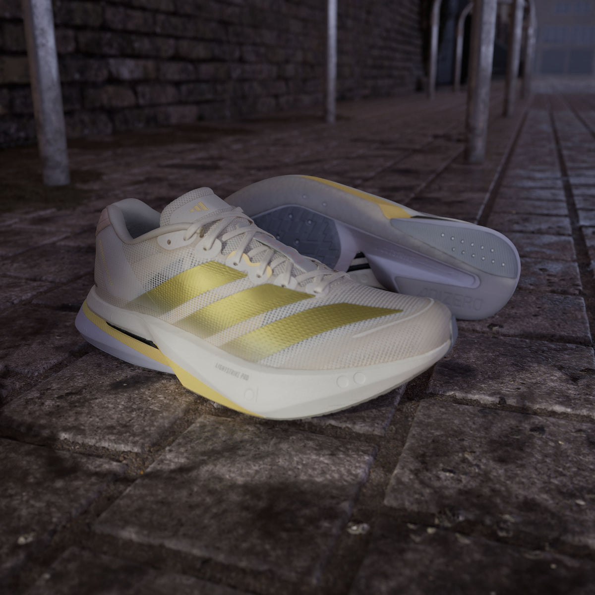 Adidas Adizero Boston 13 W Sneakers - White / Royal Blue / Dash Grey - view 7