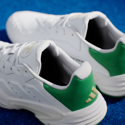 Adidas Barricade 13 M Leather Sneakers - White / Green - view 7