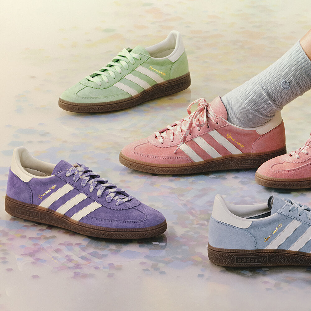 Adidas Handball Spezial Sneakers - Wild Taupe / Chalk White / Resin Yellow - view 5