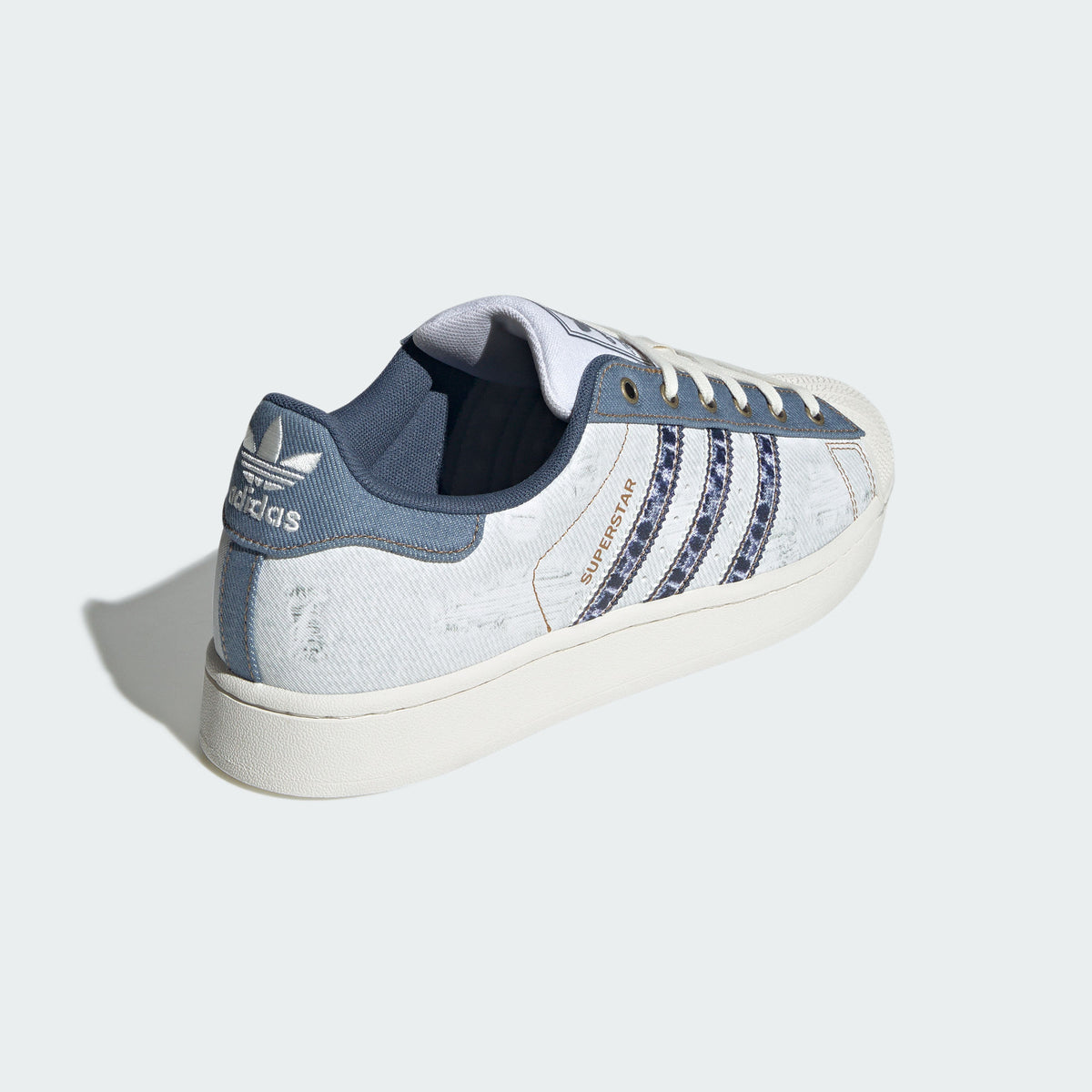 Adidas Superstar II Sneakers - Chalk White / Soft Ink Blue - view 6