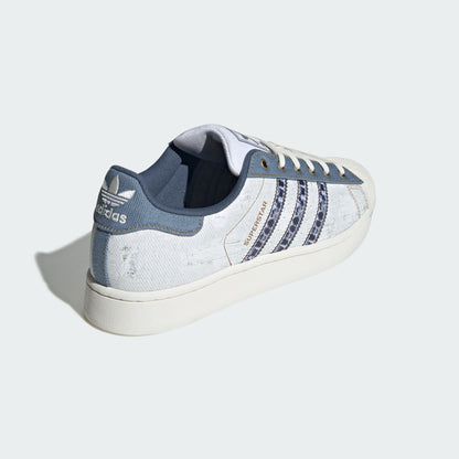 Adidas Superstar II Sneakers - Chalk White / Soft Ink Blue - view 6