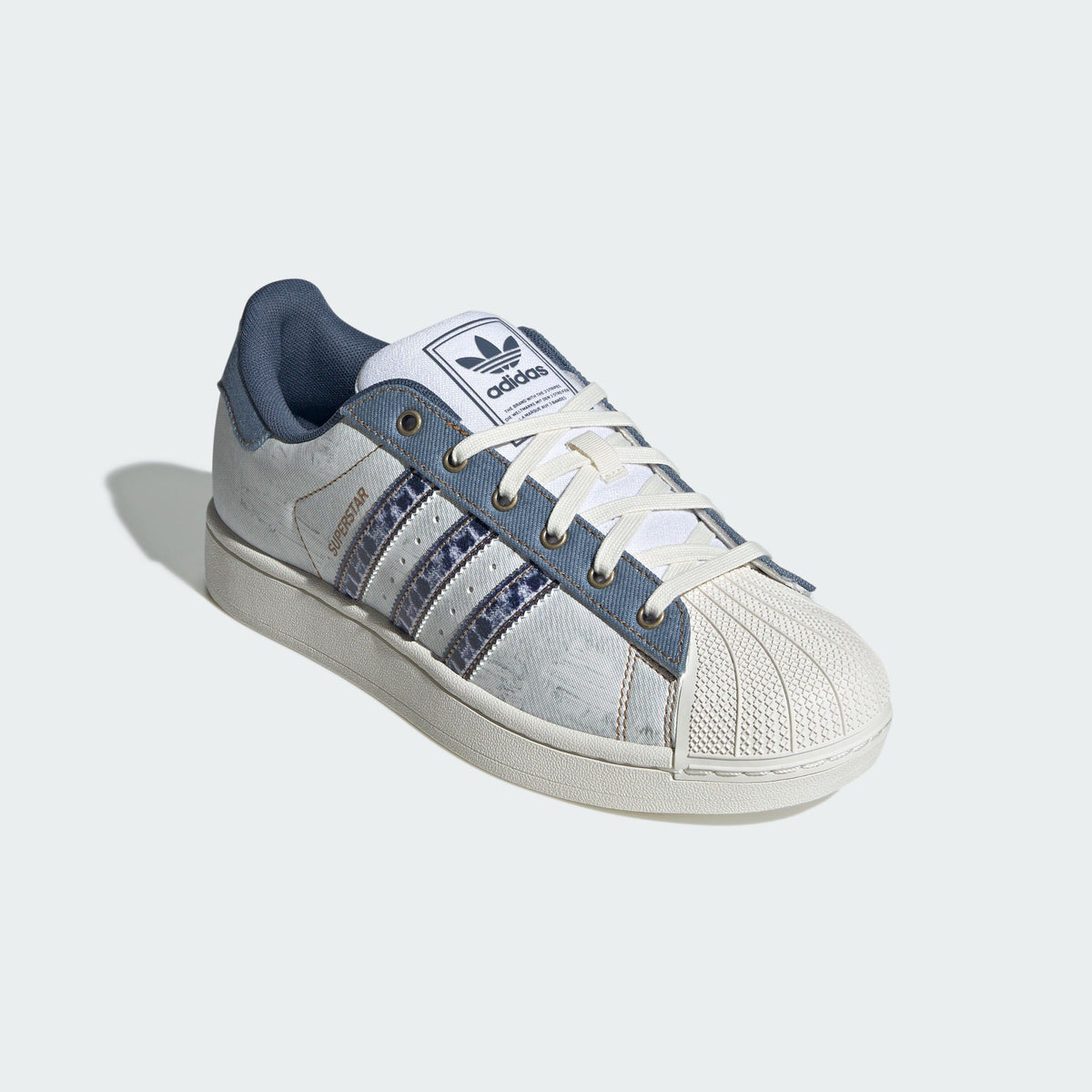Adidas Superstar II Sneakers - Chalk White / Soft Ink Blue - view 5