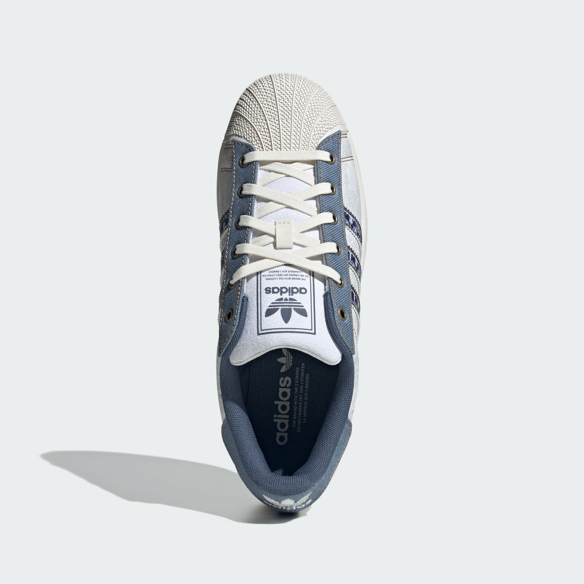 Adidas Superstar II Sneakers - Chalk White / Soft Ink Blue - view 3