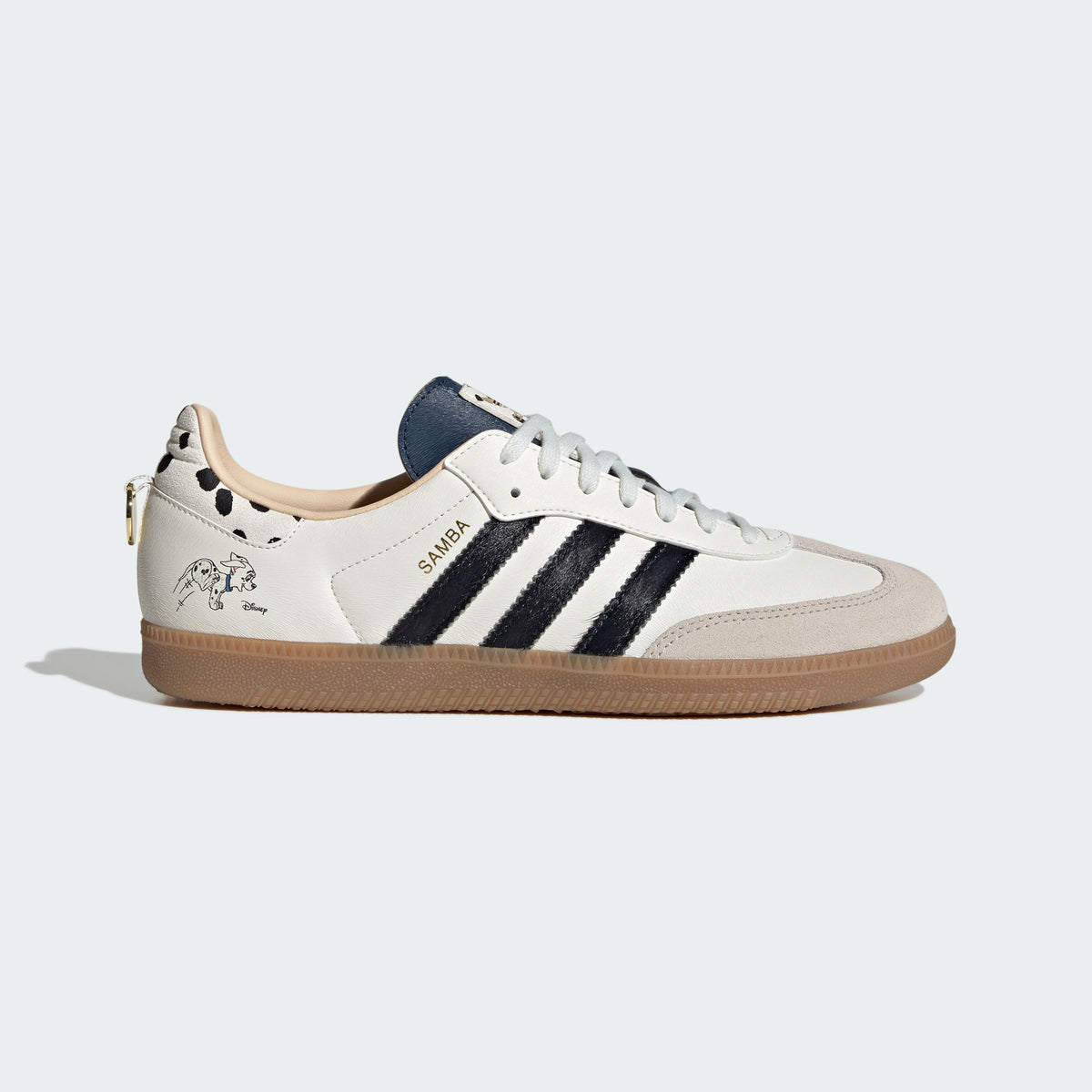 Adidas Samba OG Sneakers - White / Black / Gold - view 3