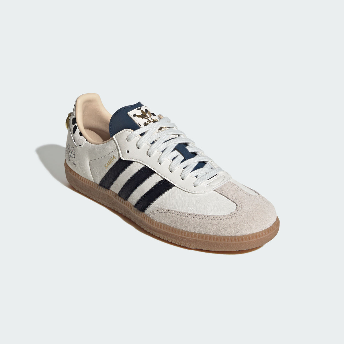 Adidas Samba OG Sneakers - White / Black / Gold - view 7