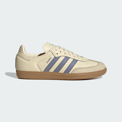 Adidas Samba OG W Sneakers - Off White / Silver Violet / Resin Yellow - view 1