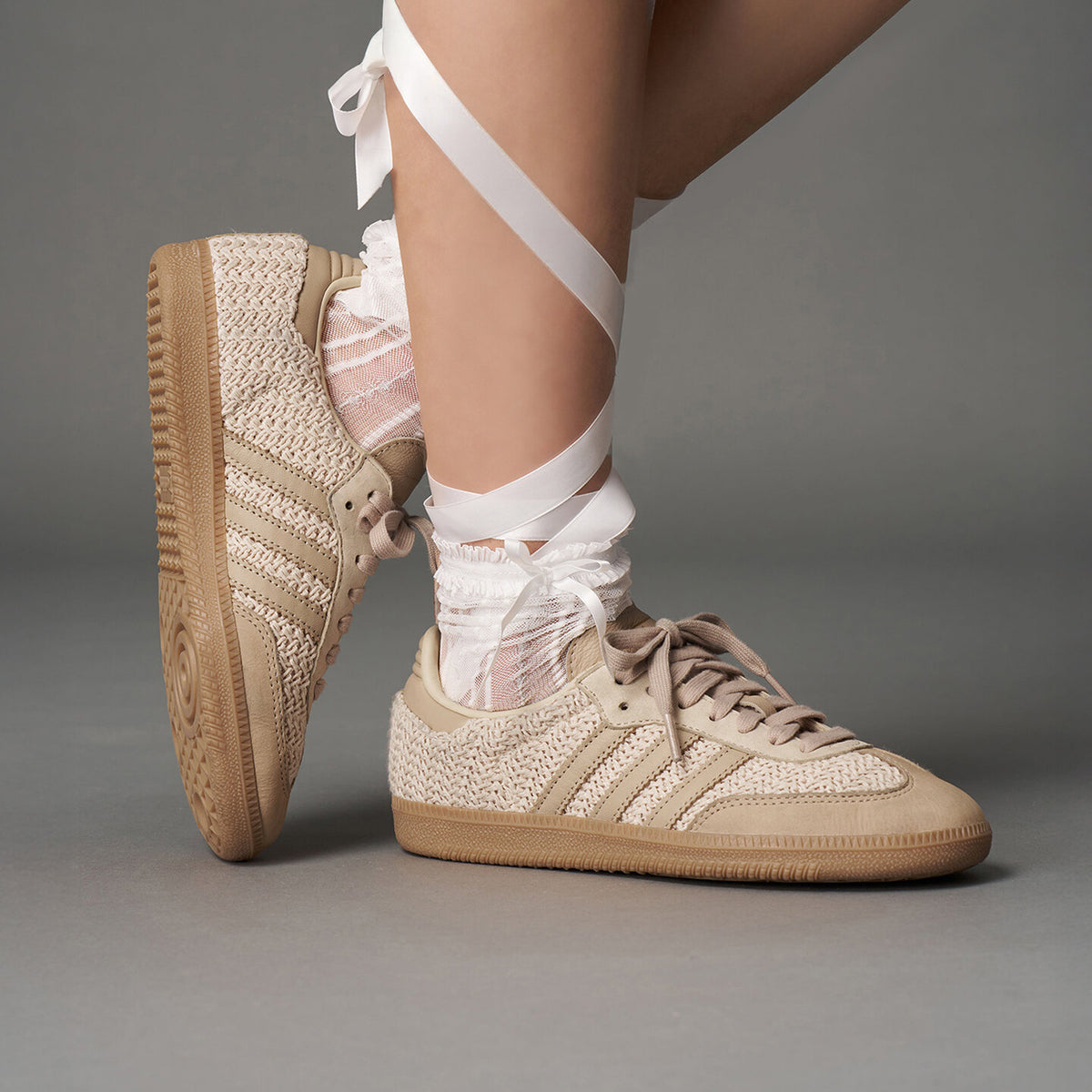 Adidas Samba OG W Sneakers - Blue / Chalk White - view 1