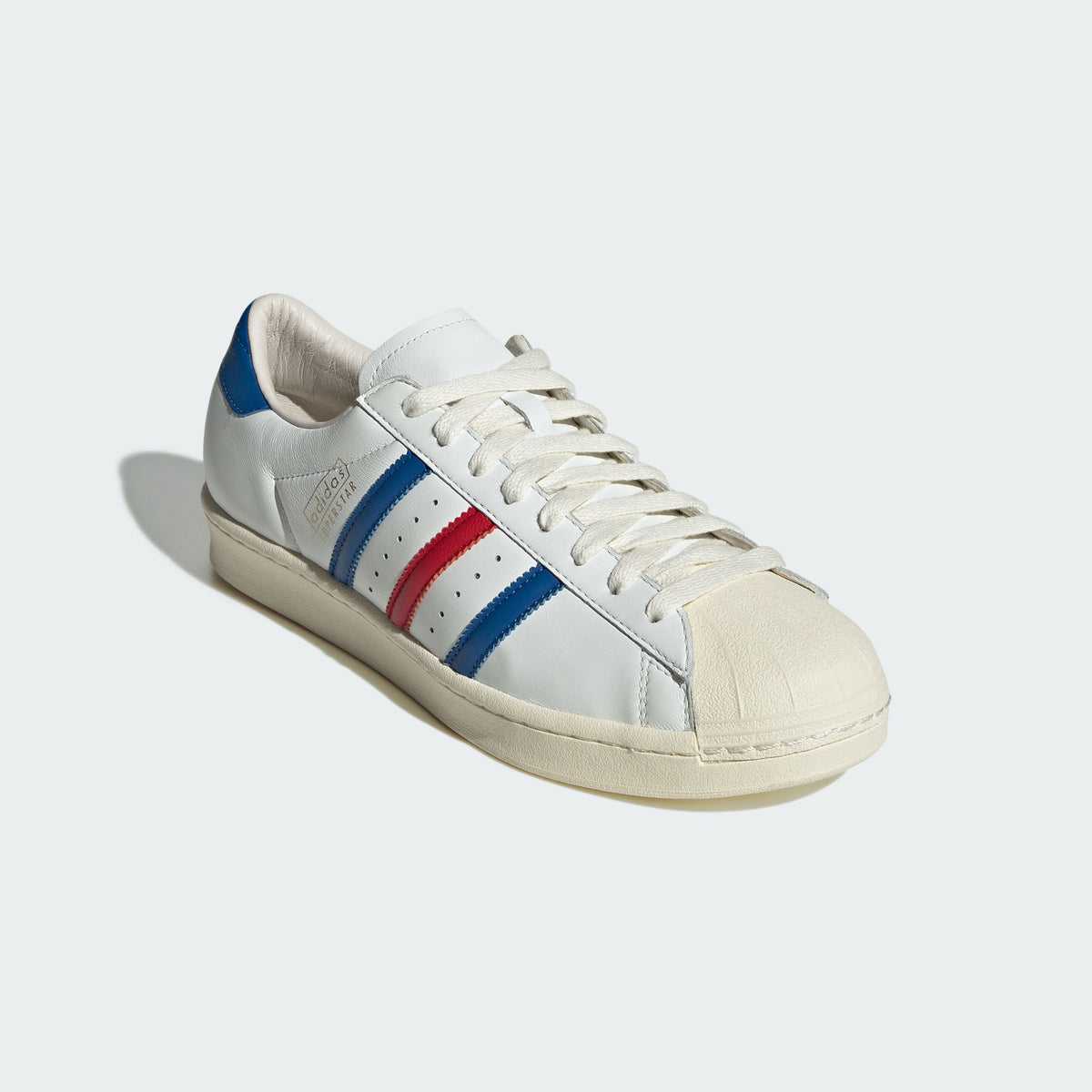 Adidas Superstar Vintage MiG Sneakers - Crystal White / Blue / Better Scarlet - view 6
