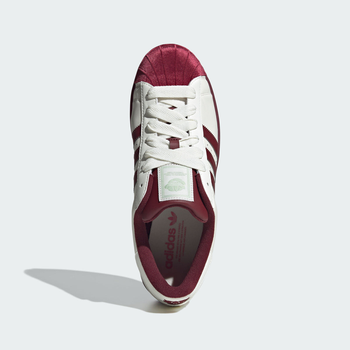 Adidas Superstar II Sneakers - Chalk White / Shadow Red - view 3