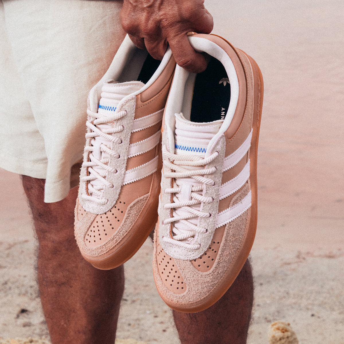 Adidas BAD Bunny Gazelle Indoor Sneakers - Wonder Quartz - view 2