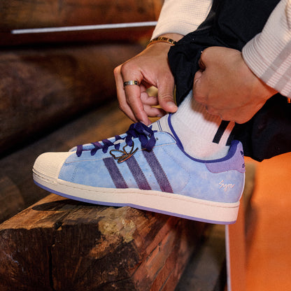 Adidas Superstar II Sneakers - Blue / Magic Pale Lilac - view 2