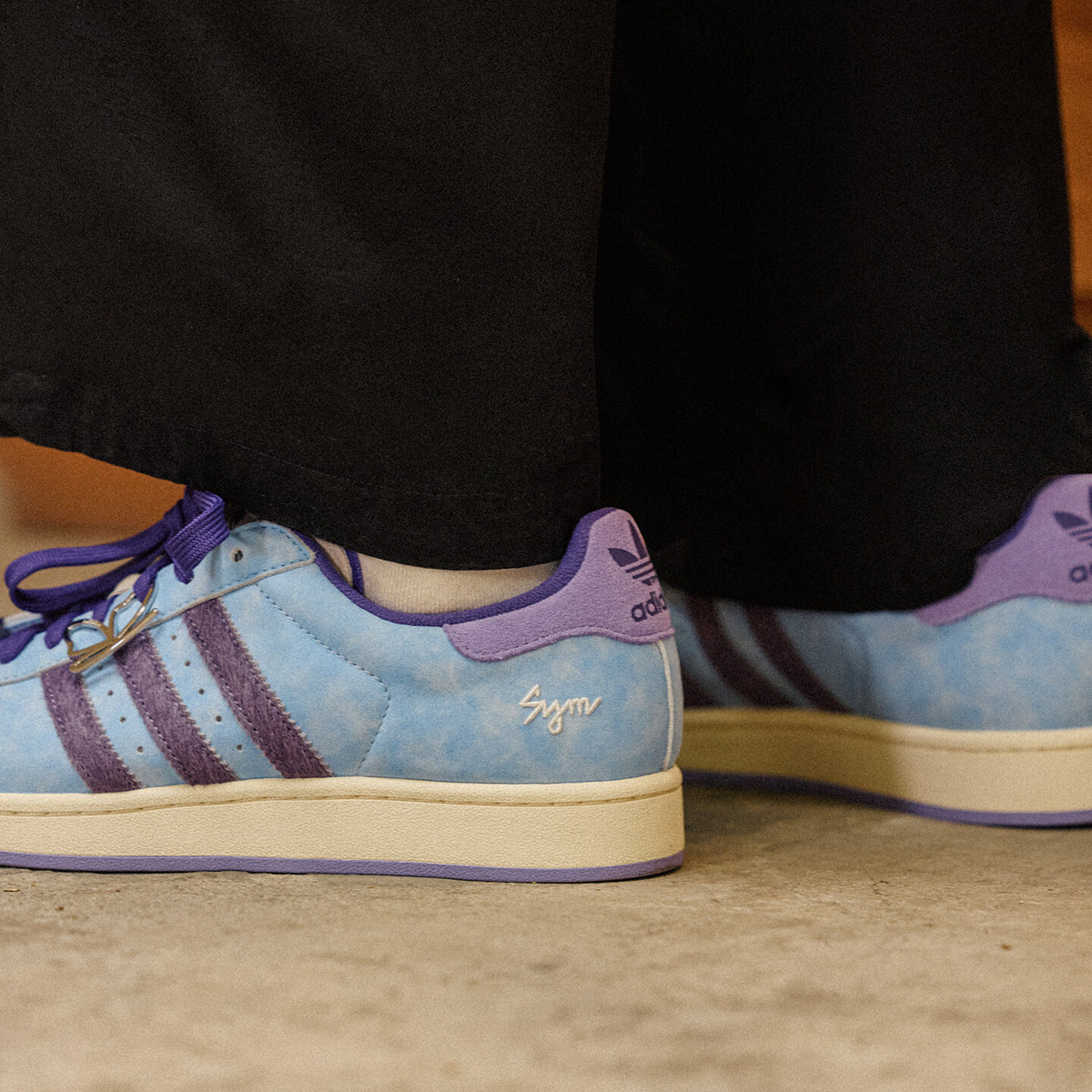 Adidas Superstar II Sneakers - Blue / Magic Pale Lilac - view 5