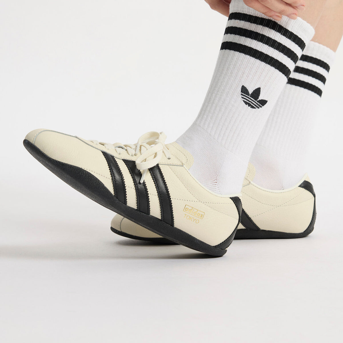 Adidas Tokyo W Sneakers - Chalk White / Black / Gold - view 1