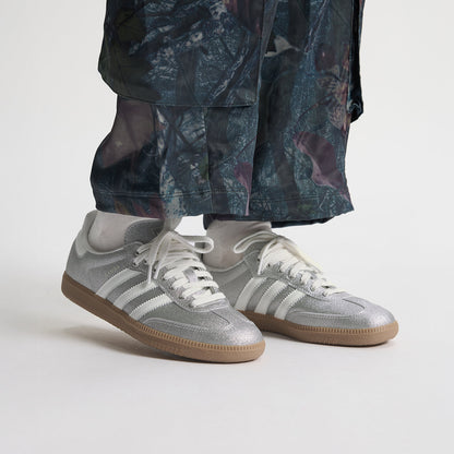 Adidas Samba OG W Sneakers - Silver Metallic / Chalk White - view 2