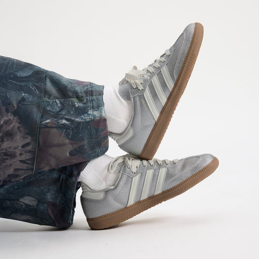 Adidas Samba OG W Sneakers - Silver Metallic / Chalk White - view 1