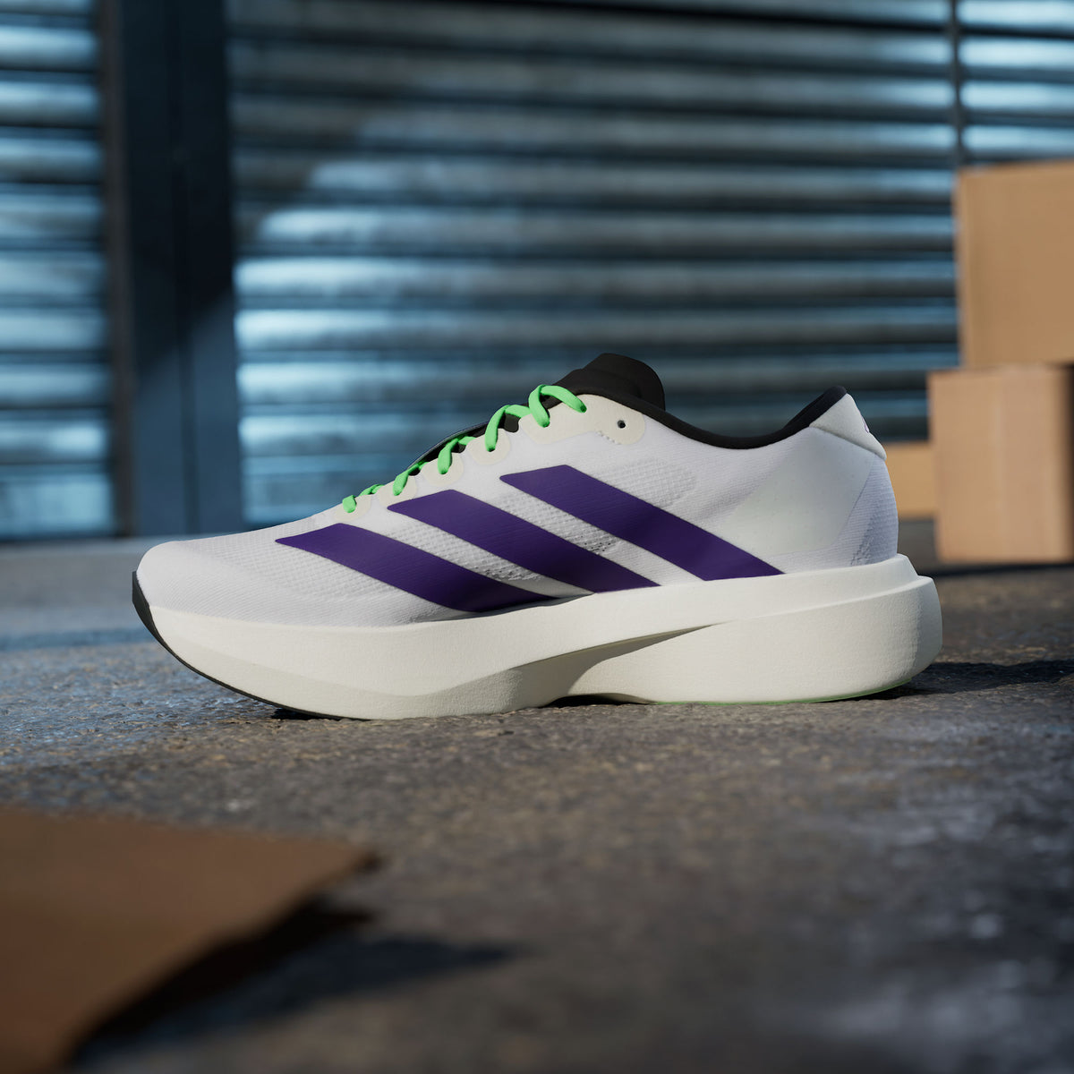 Adidas Adizero Evo SL M Sneakers - White / Royal Blue / Pure Ruby - view 6