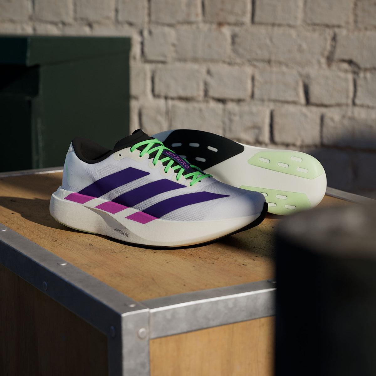 Adidas Adizero Evo SL M Sneakers - White / Royal Blue / Pure Ruby - view 7