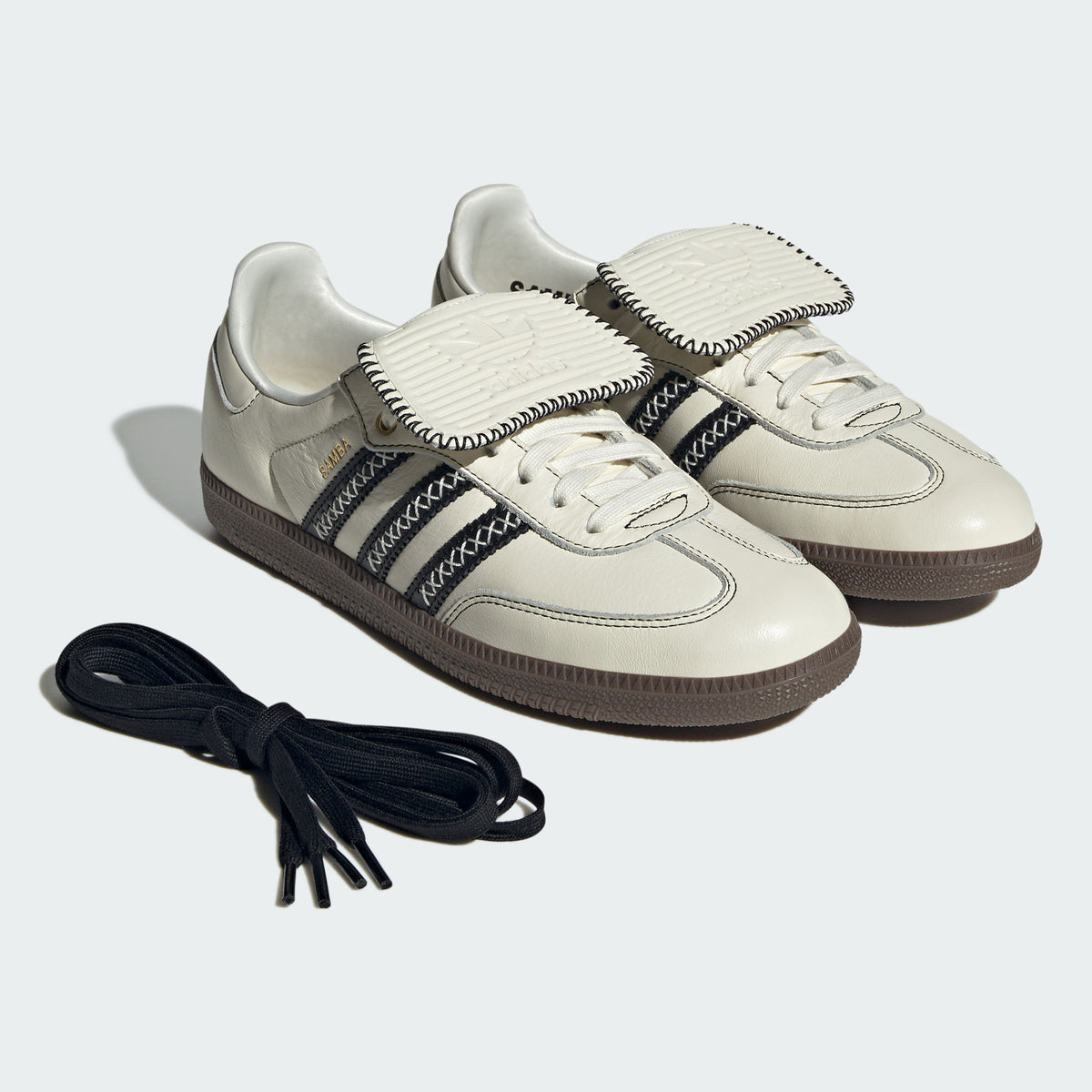 Adidas Samba LT Sneakers - Chalk White / Black / Resin Yellow - view 7