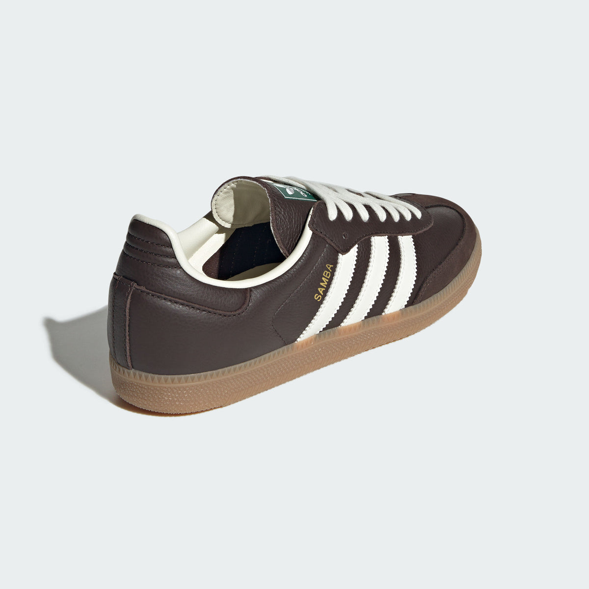 Adidas Samba OG Sneakers - Dark Brown / Chalk White - view 8