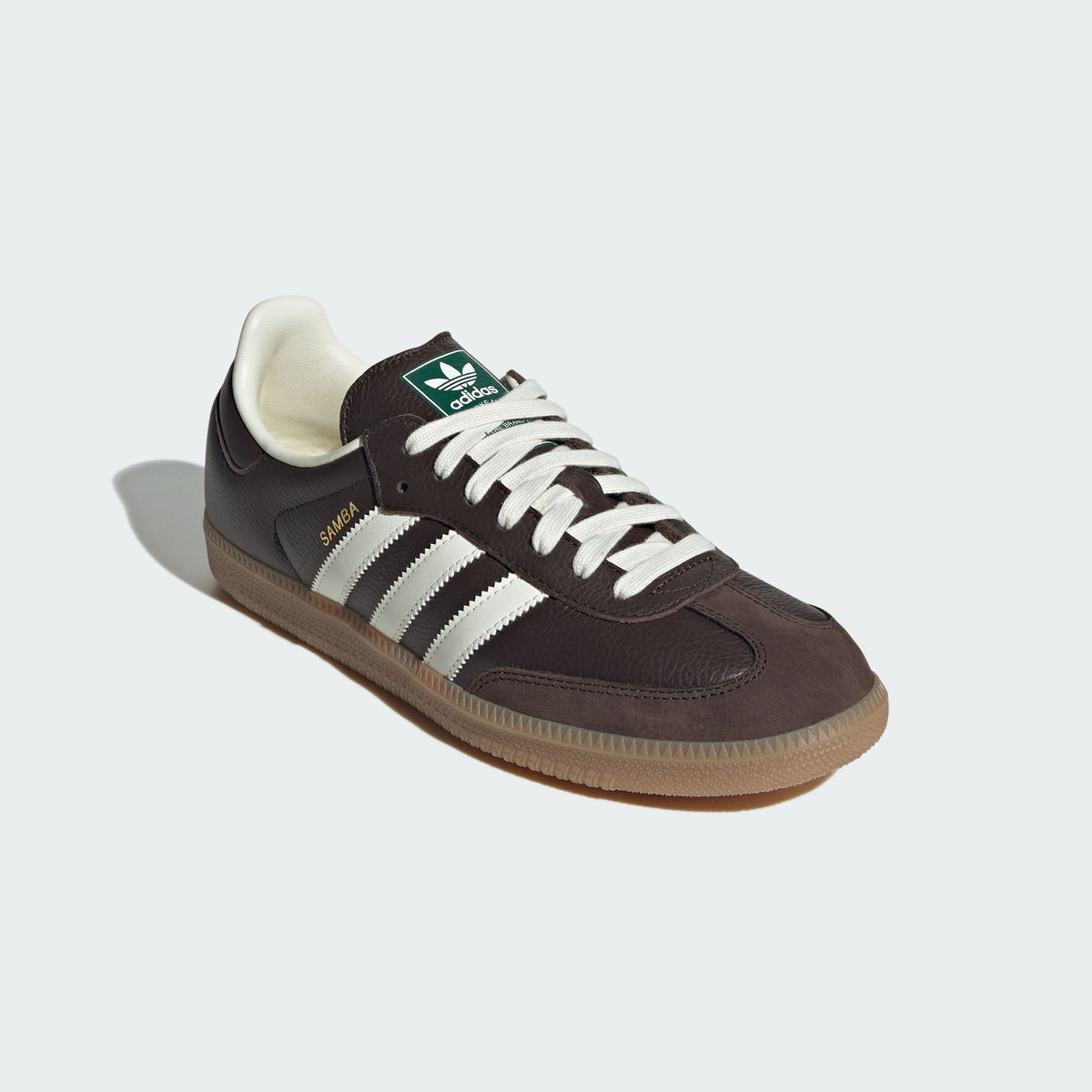 Adidas Samba OG Sneakers - Dark Brown / Chalk White - view 7