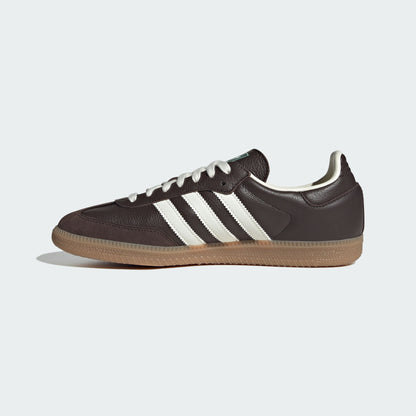 Adidas Samba OG Sneakers - Dark Brown / Chalk White - view 4