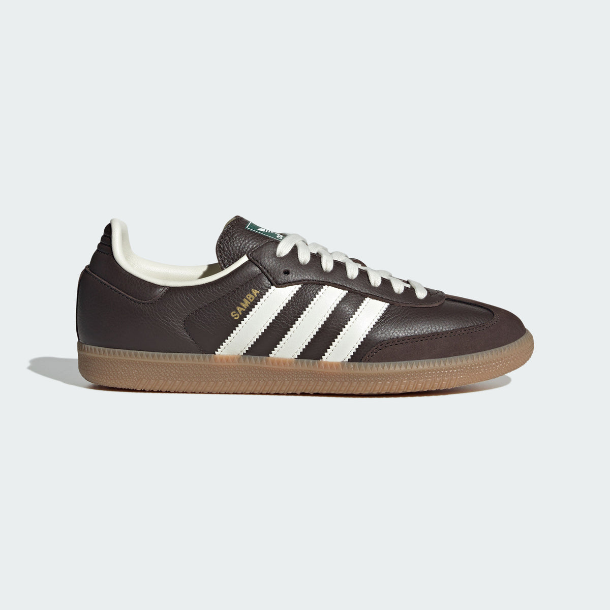 Adidas Samba OG Sneakers - Dark Brown / Chalk White - view 3
