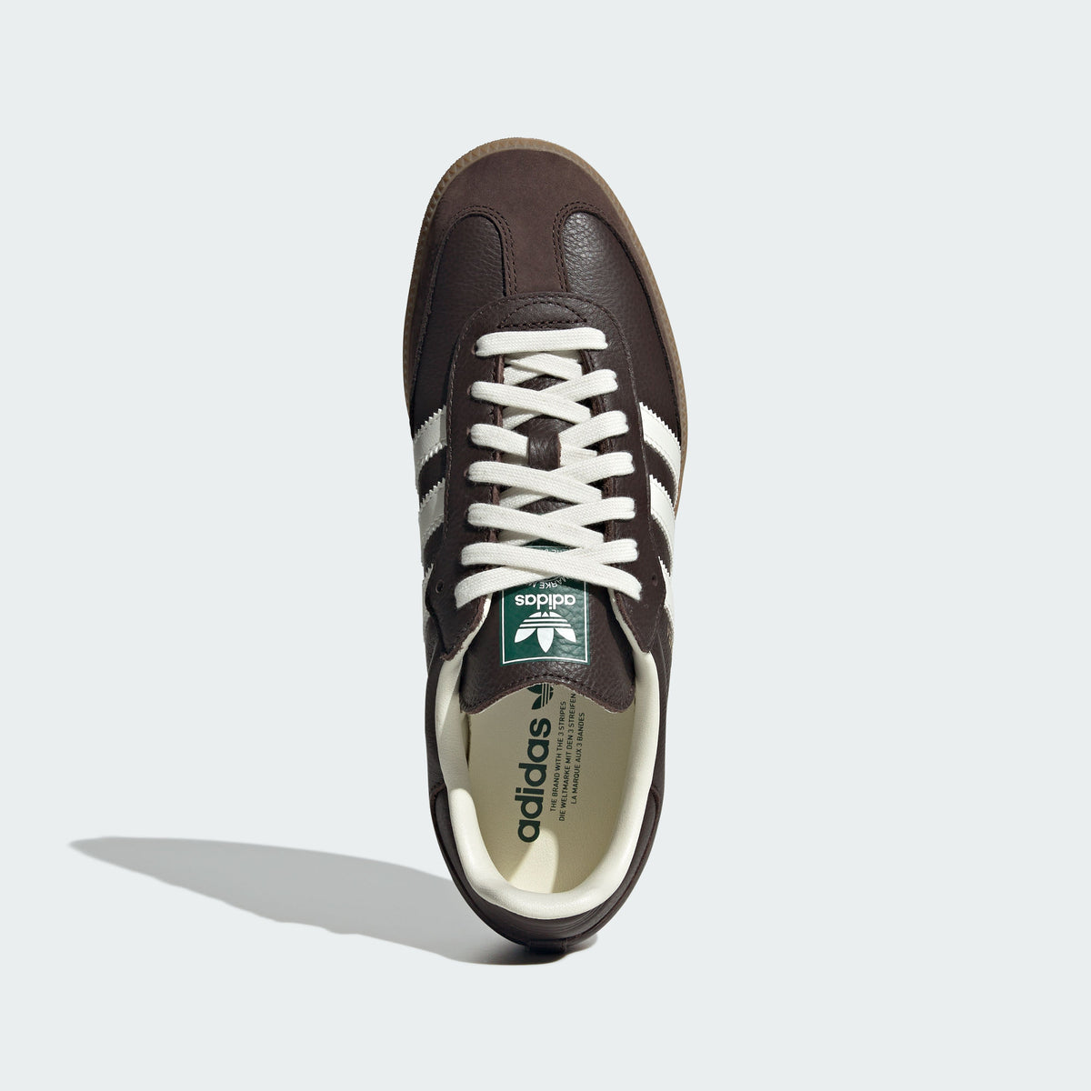 Adidas Samba OG Sneakers - Dark Brown / Chalk White - view 5