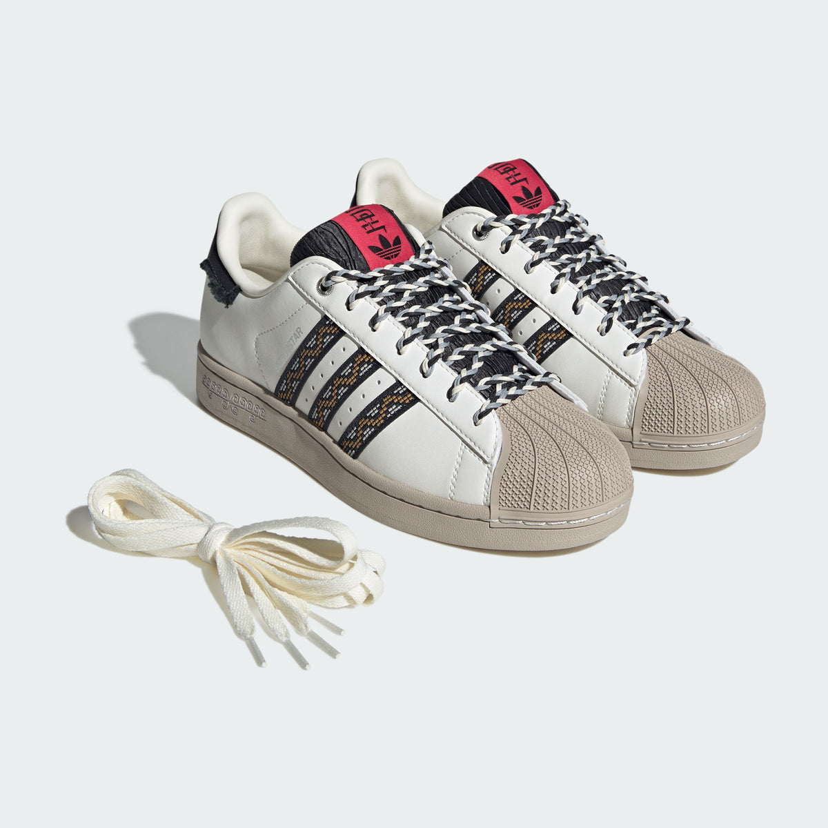 Adidas Superstar II Sneakers - Crystal White / Carbon / Black - view 8