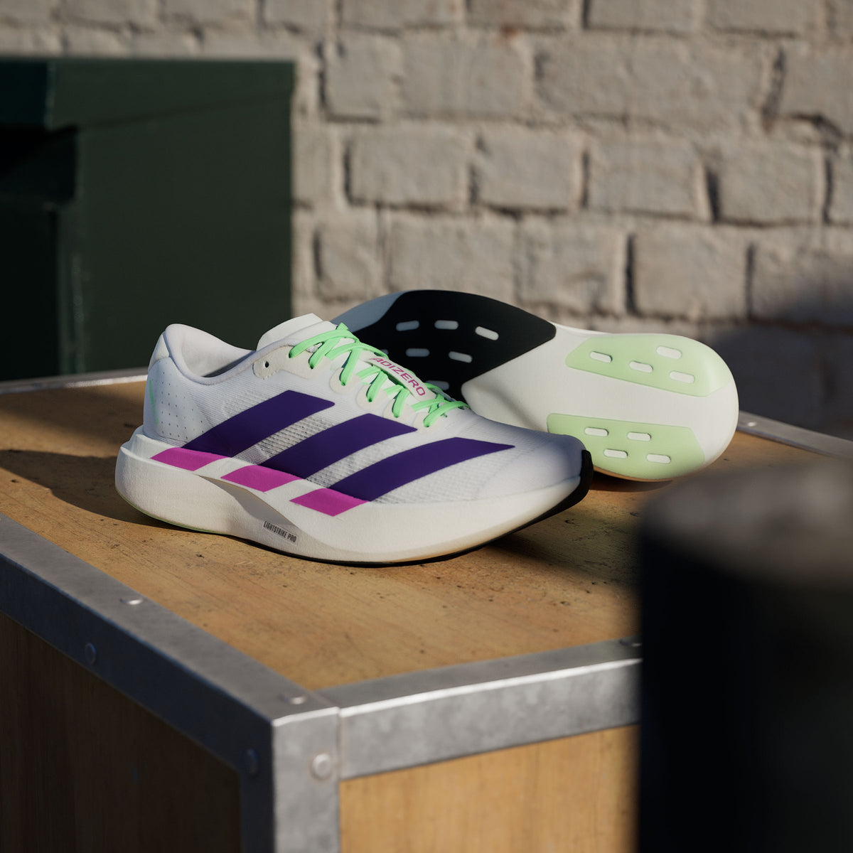 Adidas Adizero Evo SL W Sneakers - White / Core Black / White - view 7