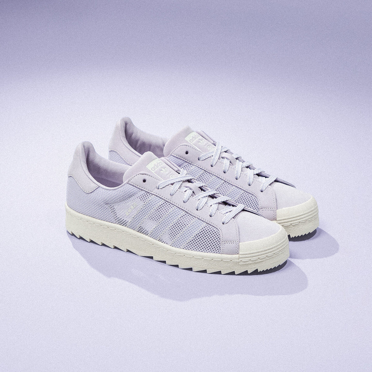 Adidas CLOT Superstar B Sneakers - Pale Lilac / Wonder White - view 1