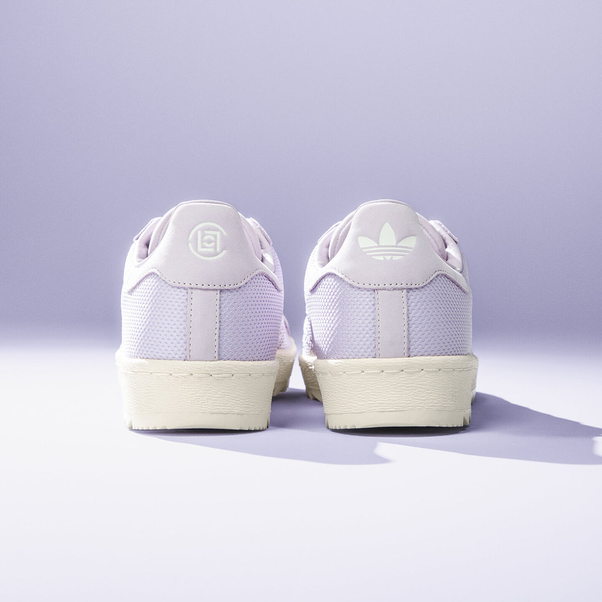 Adidas CLOT Superstar B Sneakers - Pale Lilac / Wonder White - view 4