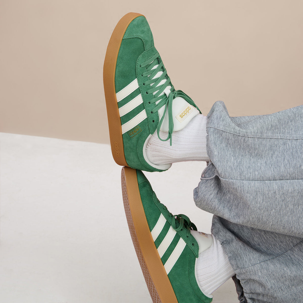 Adidas VL Court 2.0 Sneakers - Dark Blue / Light Blue / Resin Yellow - view 4