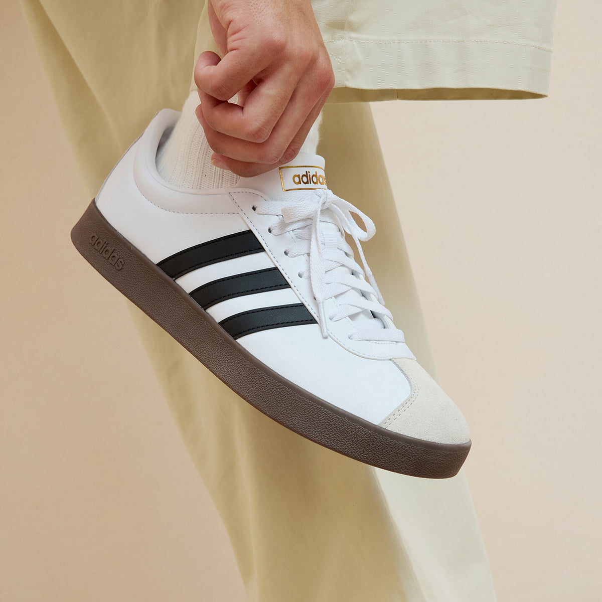 Adidas VL Court Classic Sneakers - White / Black / Grey - view 5