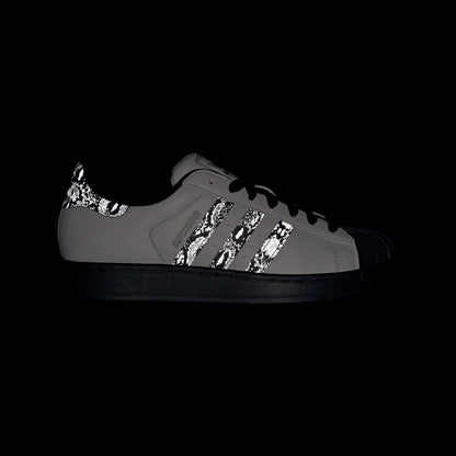 Adidas Superstar II Sneakers - Light Grey / Dark Silver Metallic / Black - view 2
