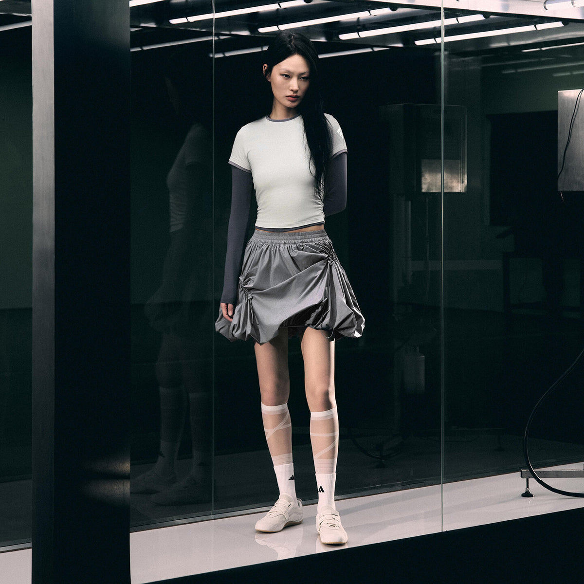 Adidas Future OF Style Urban Reverie Sneakers - Crystal White / Light Grey / Resin Yellow - view 6