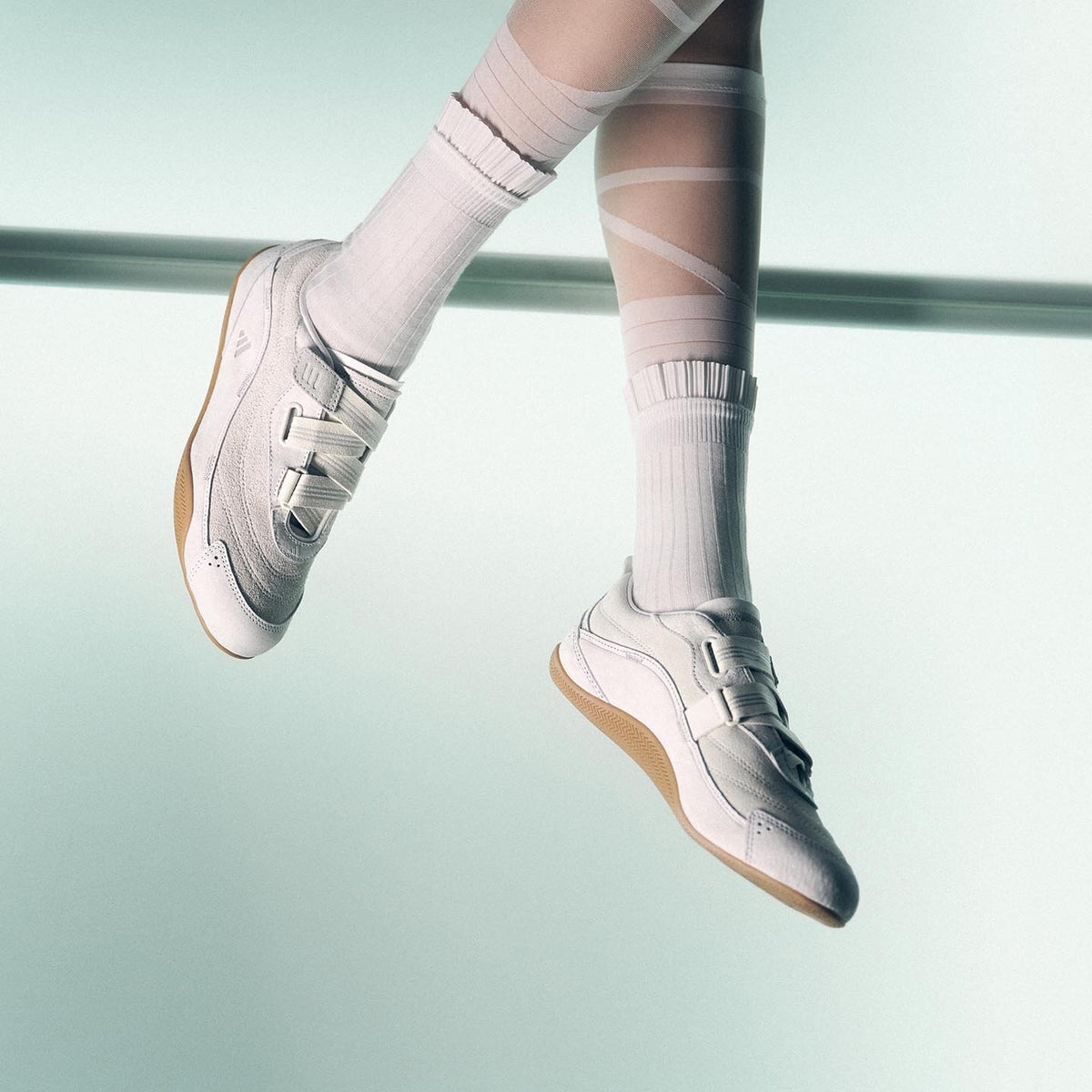Adidas Future OF Style Urban Reverie Sneakers - Crystal White / Light Grey / Resin Yellow - view 4