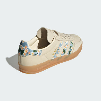 Adidas Gazelle Indoor W Sneakers - Off White / Gold / Textured Blue - view 7