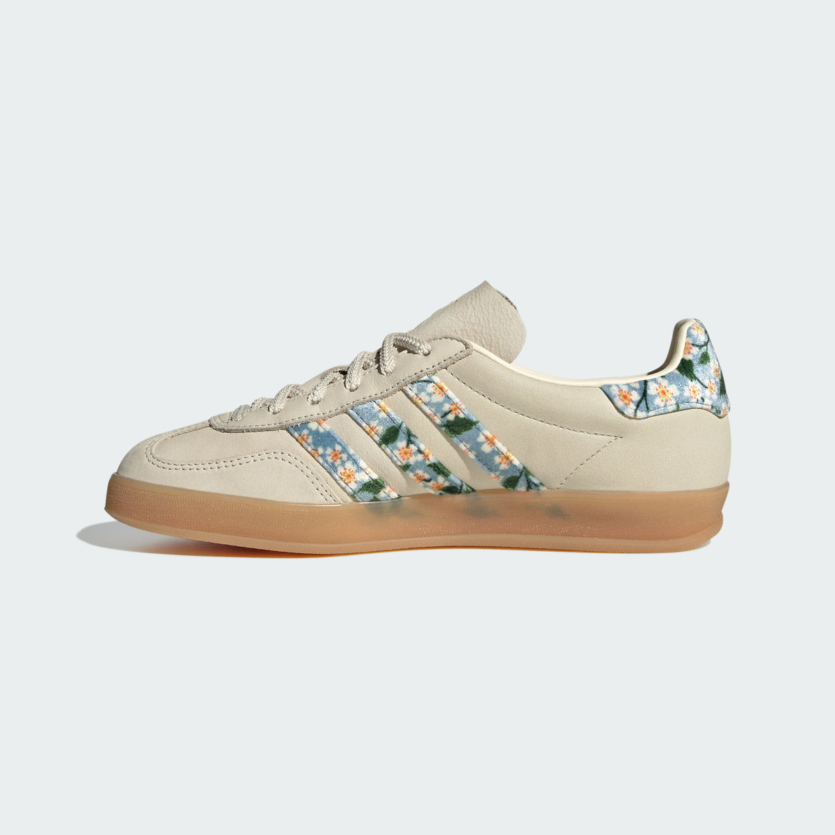 Adidas Gazelle Indoor W Sneakers - Off White / Gold / Textured Blue - view 3