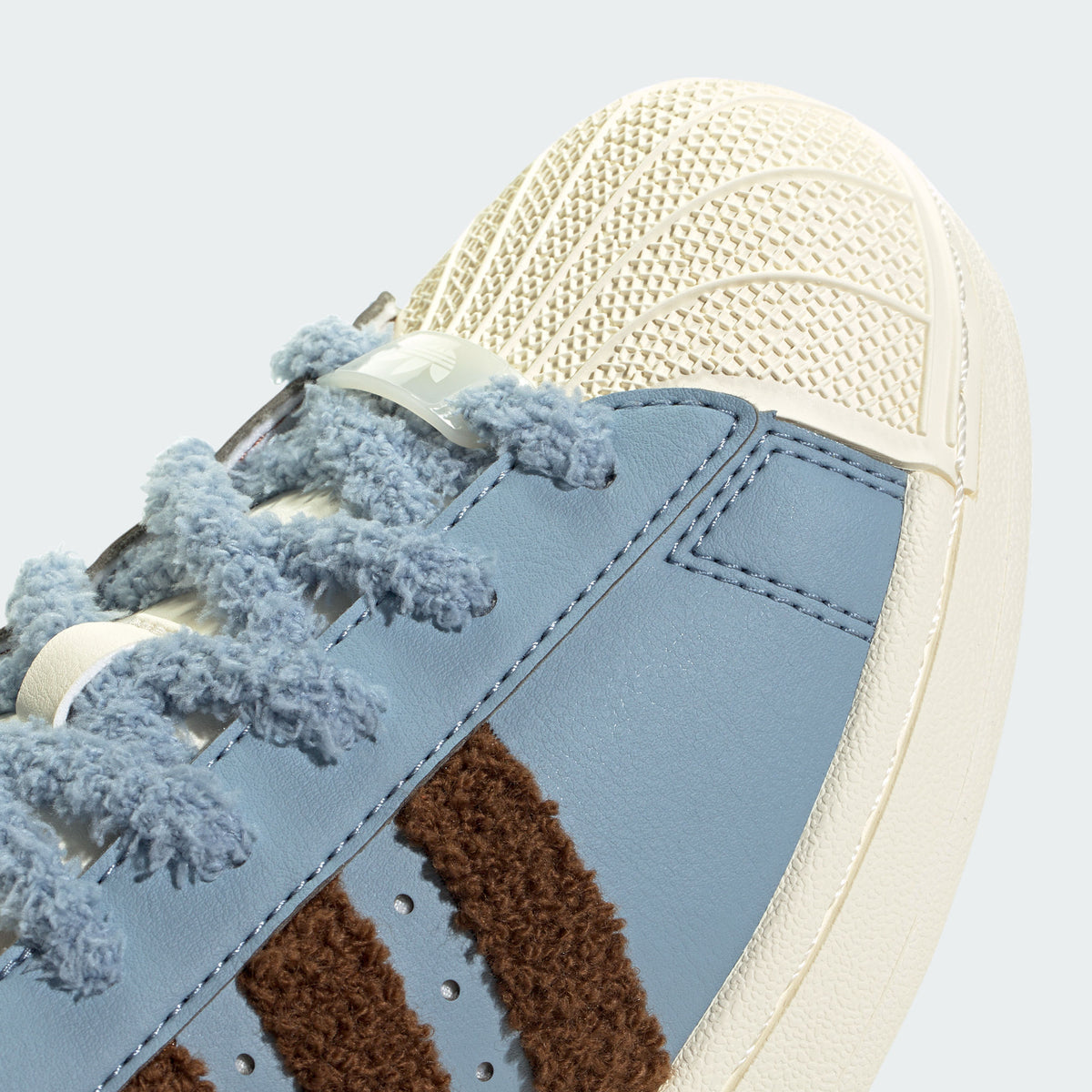 Adidas Superstar II W Sneakers - Textured Blue / Soft Brown / Off White - view 6