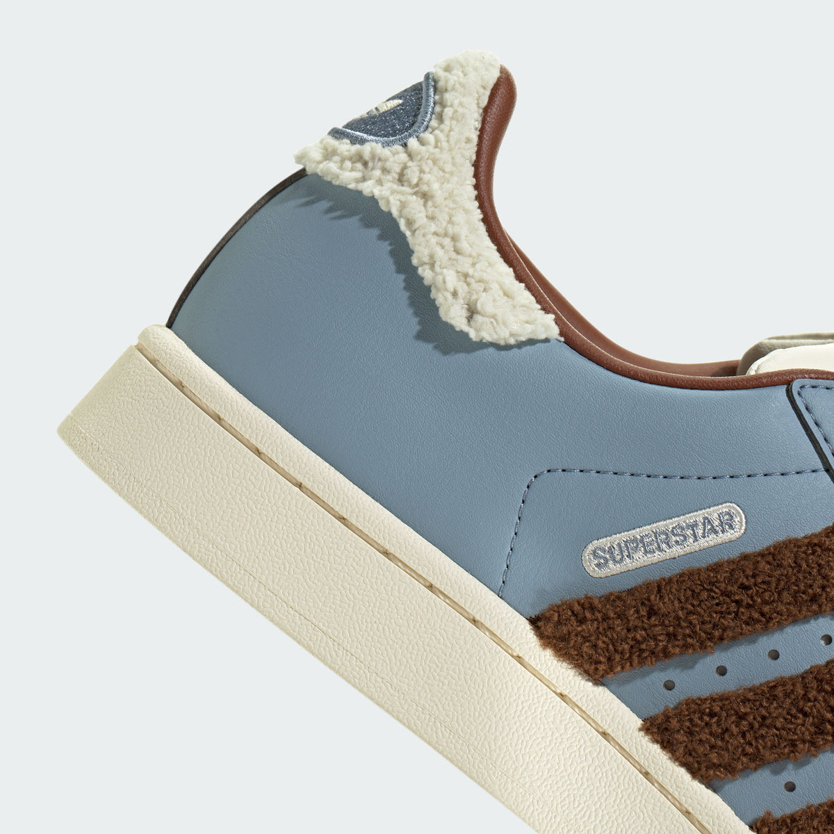Adidas Superstar II W Sneakers - Textured Blue / Soft Brown / Off White - view 7