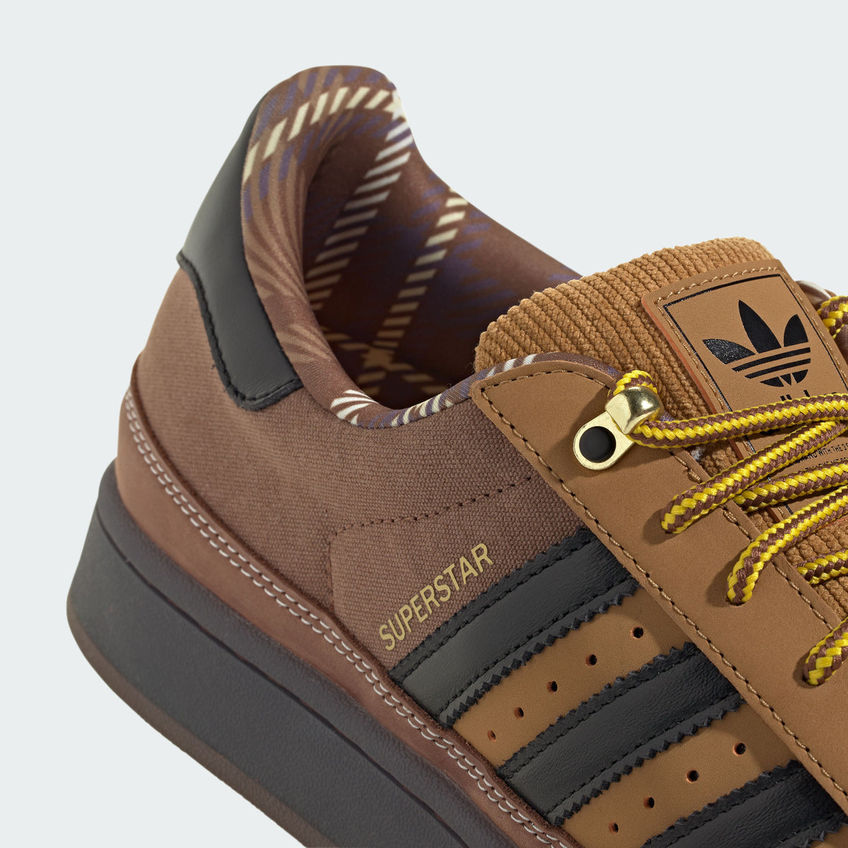 Adidas Superstar II Sneakers - Wheat / Black / Soft Brown - view 7