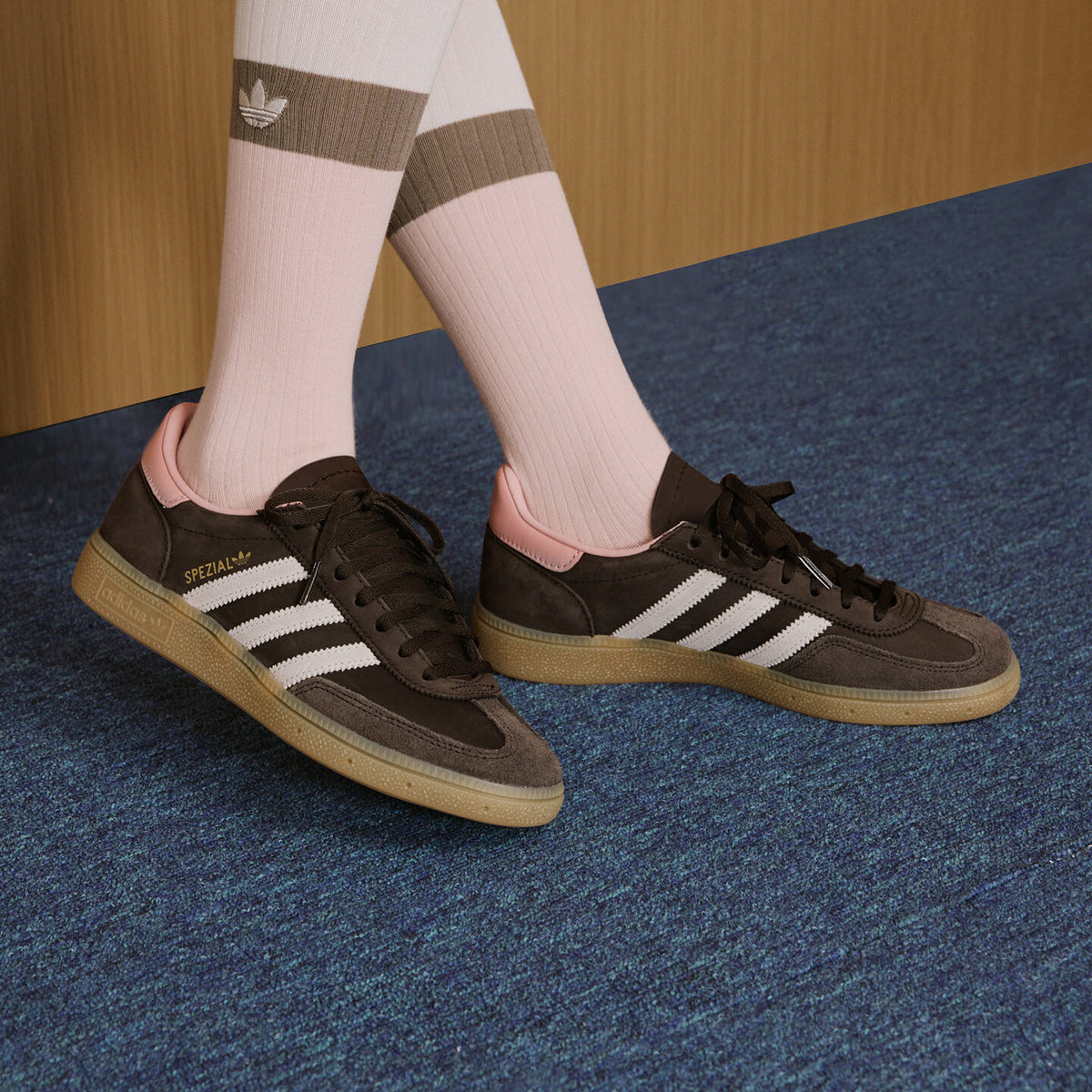 Adidas Handball Spezial W Sneakers - Dark Blue / Wonder Quartz / Pink Blue - view 2