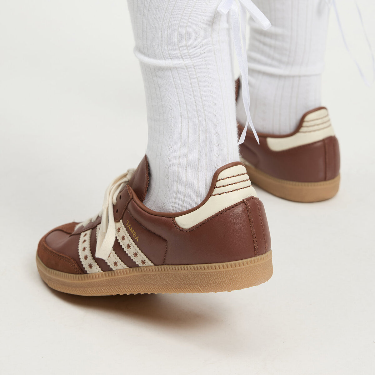 Adidas Samba OG W Sneakers - Soft Brown / White / Off White - view 4