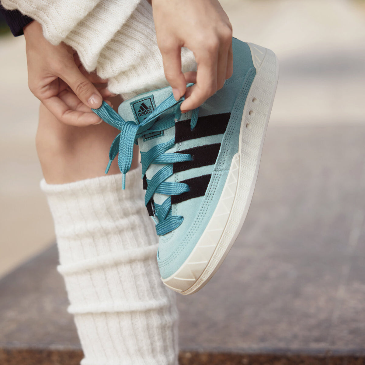 Adidas Adimatic Sneakers - Green / Off White / Cardboard - view 1