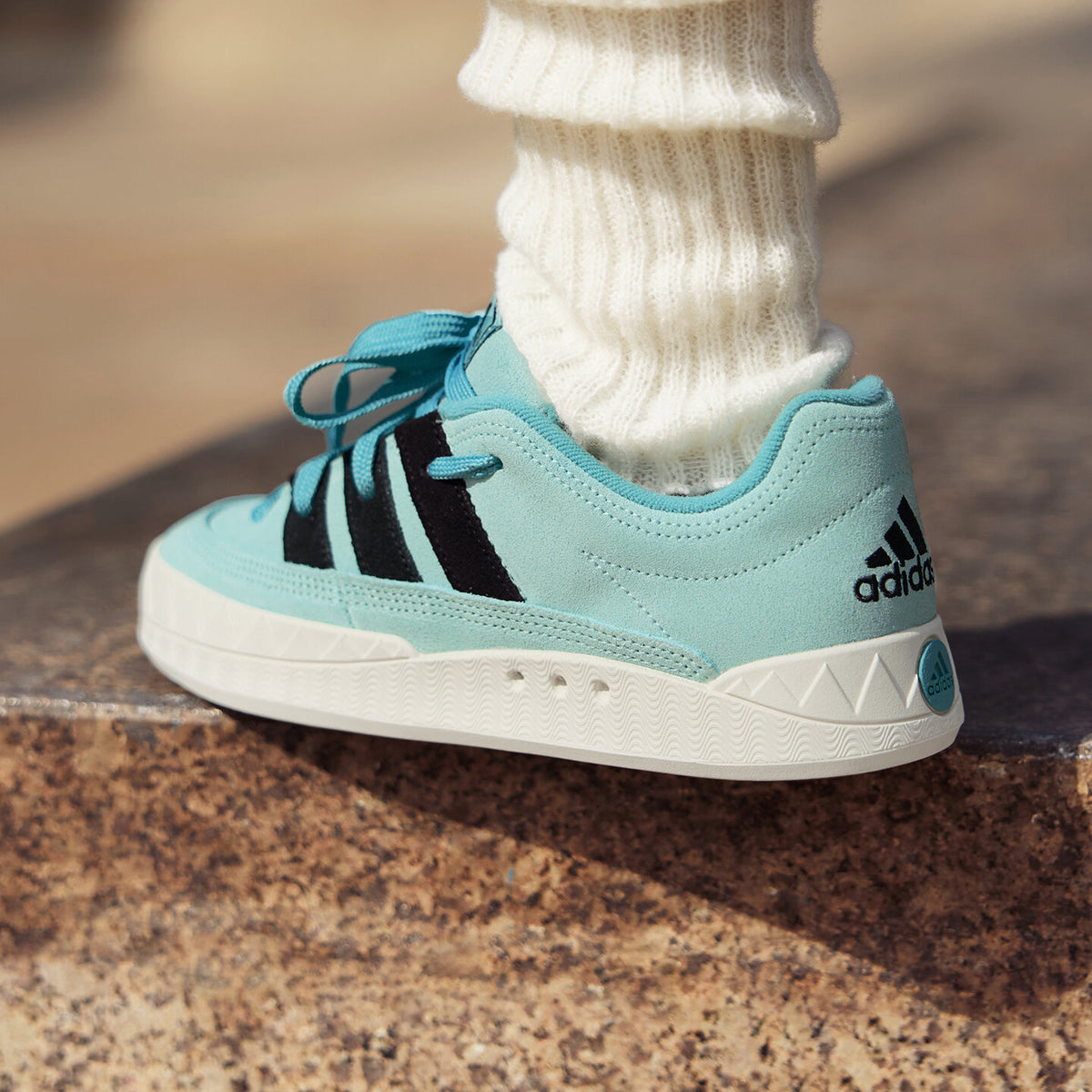 Adidas Adimatic Sneakers - Green / Off White / Cardboard - view 5