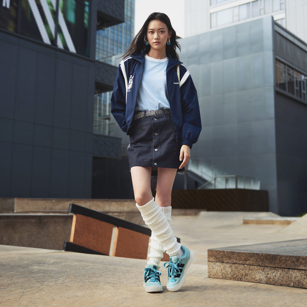 Adidas Adimatic Sneakers - Green / Off White / Cardboard - view 3
