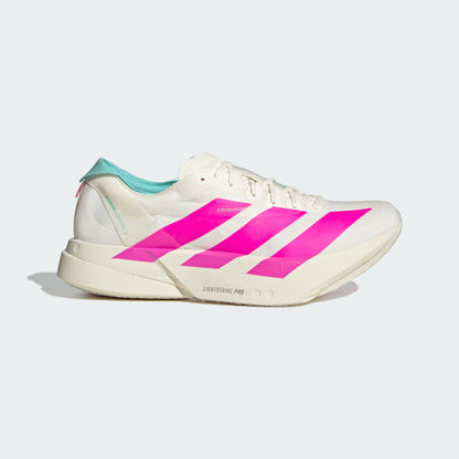 Adidas Adizero Adios PRO 4 M Sneakers - Chalk White / Bright Pink / Flash Blue - view 1