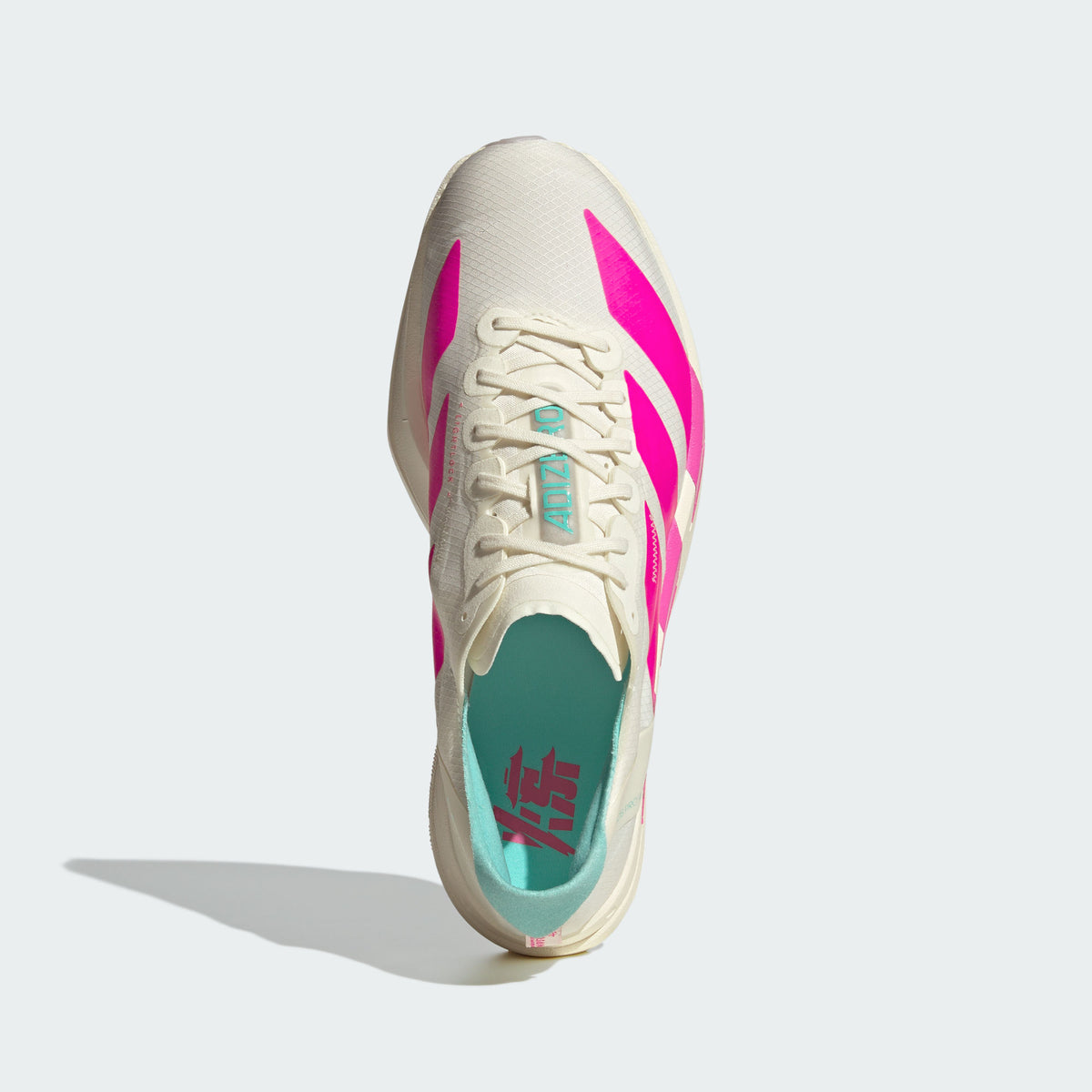 Adidas Adizero Adios PRO 4 M Sneakers - Chalk White / Bright Pink / Flash Blue - view 5