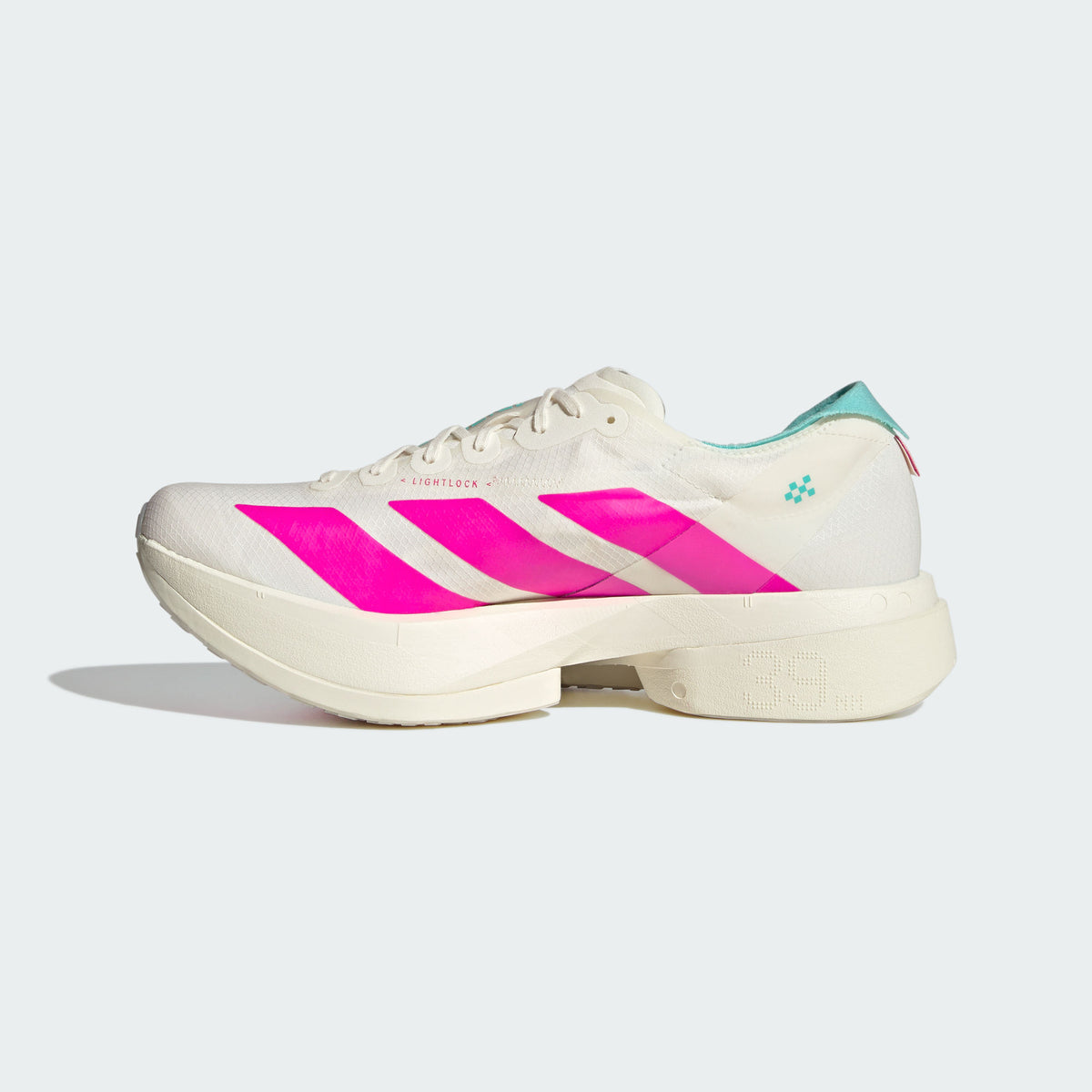 Adidas Adizero Adios PRO 4 M Sneakers - Chalk White / Bright Pink / Flash Blue - view 4